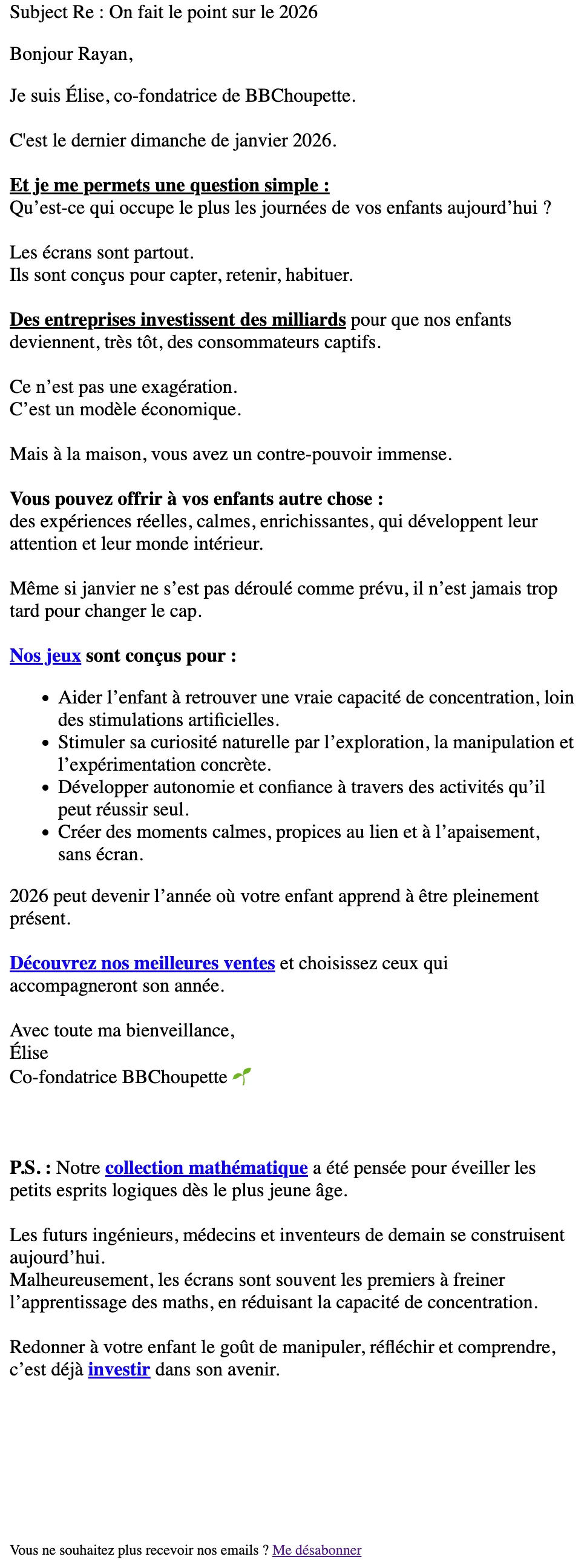 Plaint text